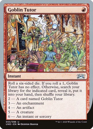 Goblin Tutor [Unsanctioned] | Cards and Coasters CA