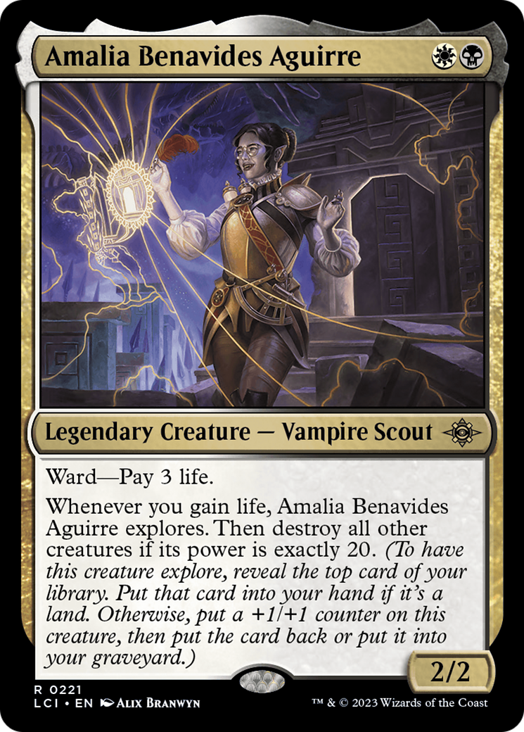 Amalia Benavides Aguirre [The Lost Caverns of Ixalan] | Cards and Coasters CA