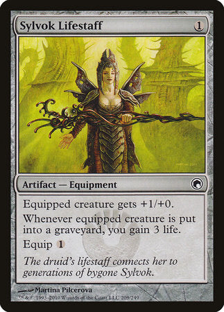 Sylvok Lifestaff [Scars of Mirrodin] | Cards and Coasters CA