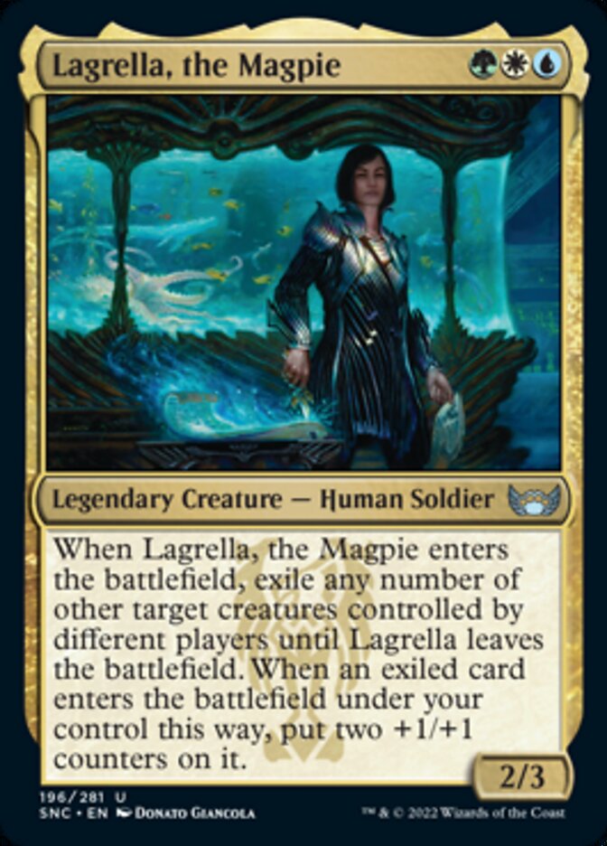 Lagrella, the Magpie [Streets of New Capenna] | Cards and Coasters CA