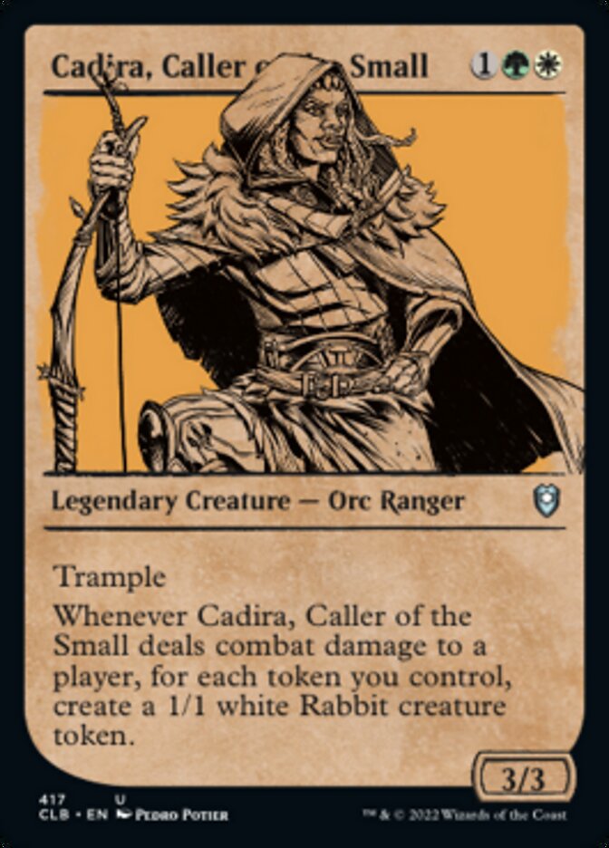 Cadira, Caller of the Small (Showcase) [Commander Legends: Battle for Baldur's Gate] | Cards and Coasters CA