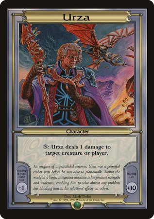 Urza (Oversize) [Vanguard Series] | Cards and Coasters CA