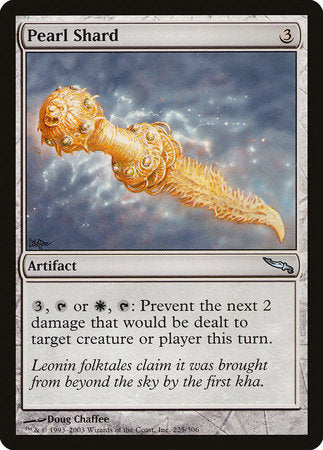 Pearl Shard [Mirrodin] | Cards and Coasters CA