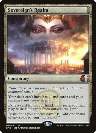 Sovereign's Realm [Conspiracy: Take the Crown] | Cards and Coasters CA