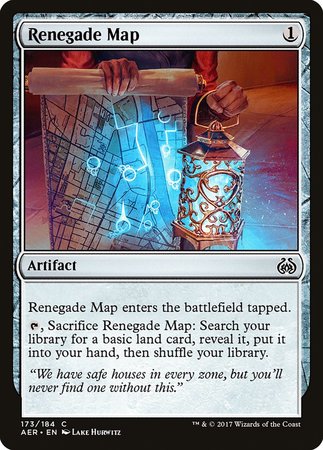 Renegade Map [Aether Revolt] | Cards and Coasters CA