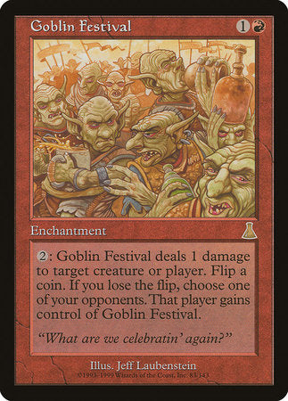 Goblin Festival [Urza's Destiny] | Cards and Coasters CA