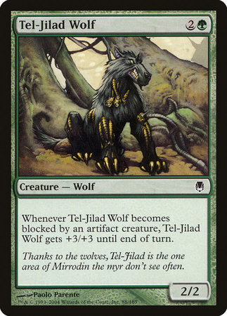 Tel-Jilad Wolf [Darksteel] | Cards and Coasters CA
