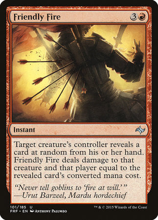 Friendly Fire [Fate Reforged] | Cards and Coasters CA