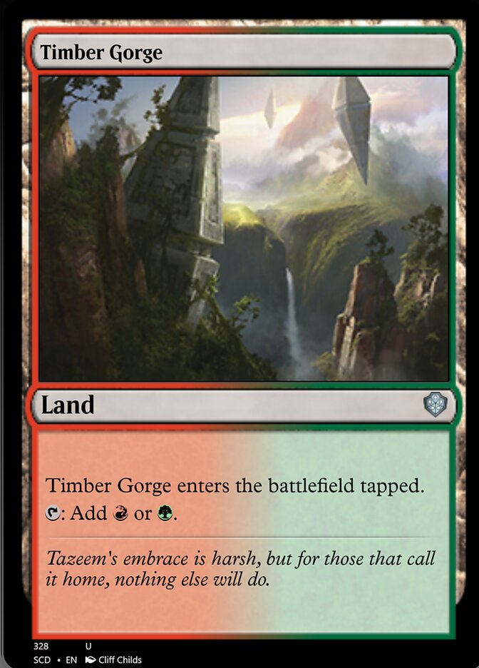 Timber Gorge [Starter Commander Decks] | Cards and Coasters CA