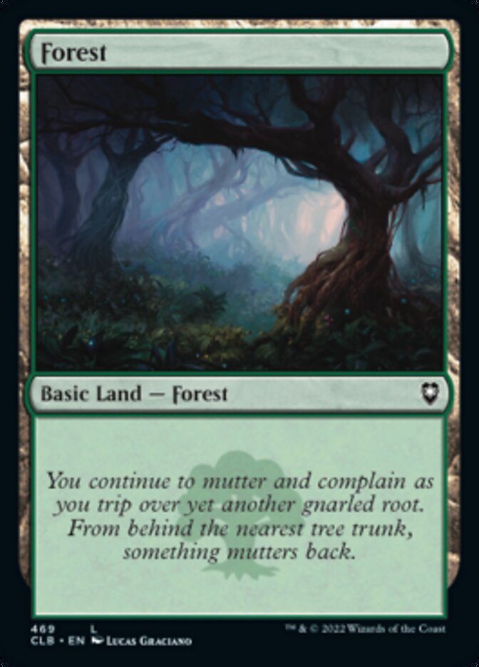 Forest (469) [Commander Legends: Battle for Baldur's Gate] | Cards and Coasters CA