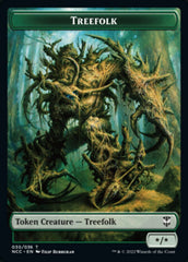 Treefolk // Spider Double-sided Token [Streets of New Capenna Commander Tokens] | Cards and Coasters CA