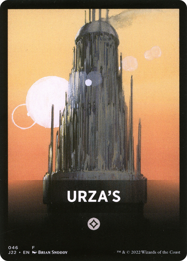 Urza's Theme Card [Jumpstart 2022 Front Cards] | Cards and Coasters CA