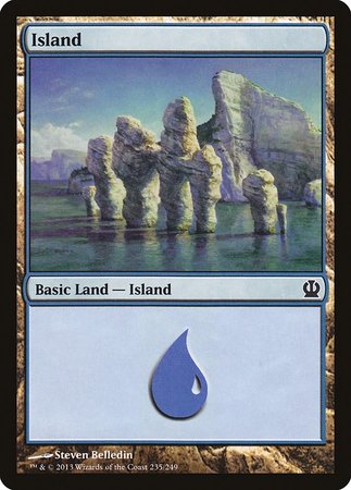 Island (235) [Theros] | Cards and Coasters CA