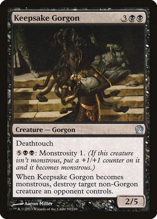 Keepsake Gorgon [Theros] | Cards and Coasters CA