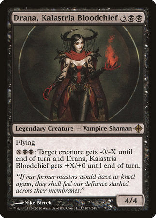 Drana, Kalastria Bloodchief [Rise of the Eldrazi] | Cards and Coasters CA