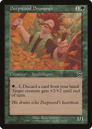 Deepwood Drummer [Mercadian Masques] | Cards and Coasters CA