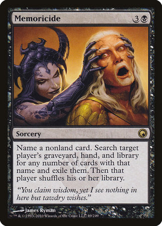 Memoricide [Scars of Mirrodin] | Cards and Coasters CA