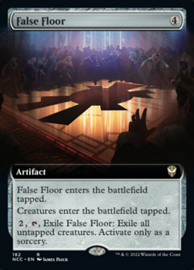 False Floor (Extended Art) [Streets of New Capenna Commander] | Cards and Coasters CA