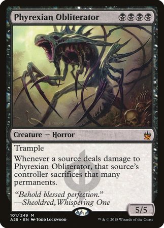 Phyrexian Obliterator [Masters 25] | Cards and Coasters CA