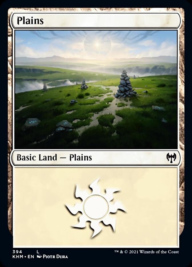 Plains (394) [Kaldheim] | Cards and Coasters CA