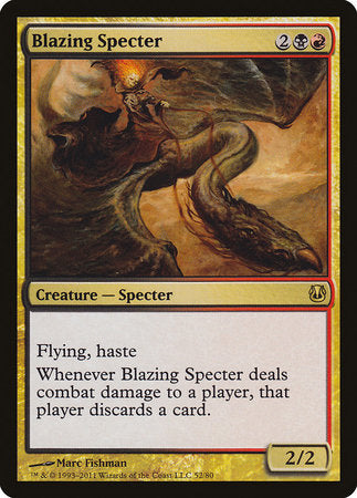 Blazing Specter [Duel Decks: Ajani vs. Nicol Bolas] | Cards and Coasters CA