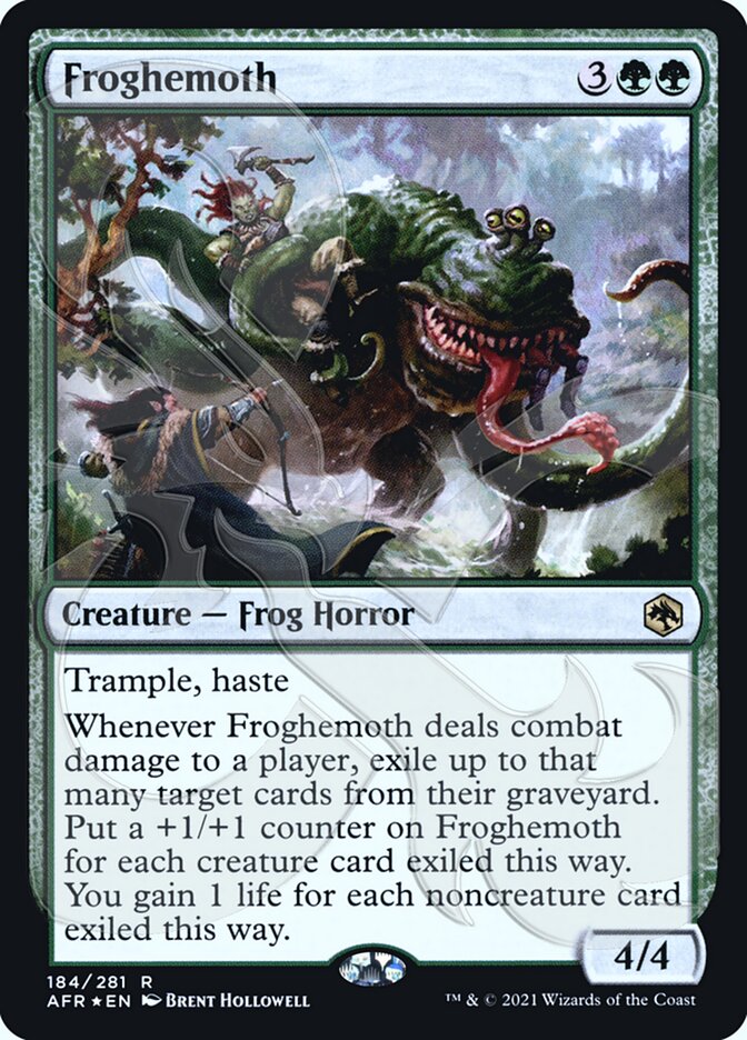 Froghemoth (Ampersand Promo) [Dungeons & Dragons: Adventures in the Forgotten Realms Promos] | Cards and Coasters CA