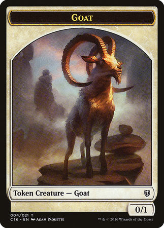 Goat // Thopter Double-sided Token [Commander 2016 Tokens] | Cards and Coasters CA