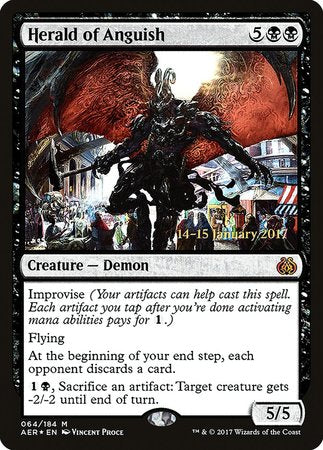 Herald of Anguish [Aether Revolt Promos] | Cards and Coasters CA
