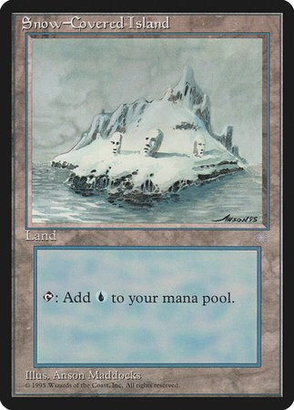 Snow-Covered Island [Ice Age] | Cards and Coasters CA