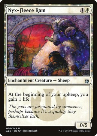 Nyx-Fleece Ram [Masters 25] | Cards and Coasters CA