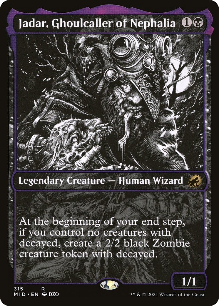 Jadar, Ghoulcaller of Nephalia (Showcase Eternal Night) [Innistrad: Midnight Hunt] | Cards and Coasters CA