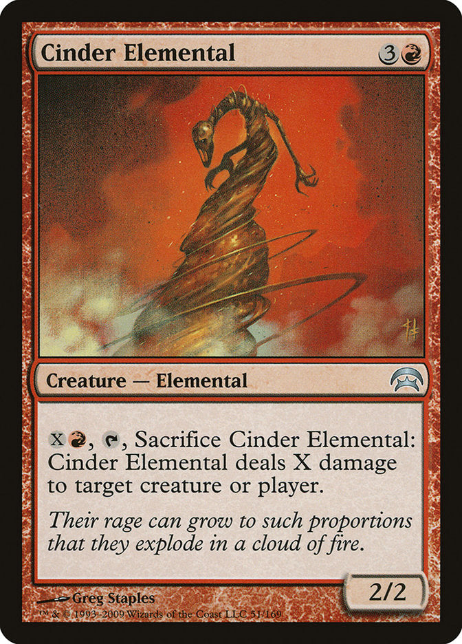 Cinder Elemental [Planechase] | Cards and Coasters CA