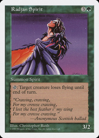 Radjan Spirit [Fifth Edition] | Cards and Coasters CA