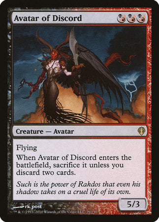 Avatar of Discord [Archenemy] | Cards and Coasters CA