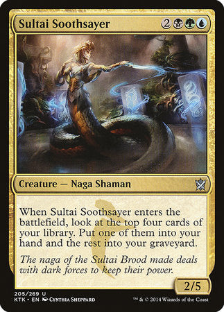 Sultai Soothsayer [Khans of Tarkir] | Cards and Coasters CA
