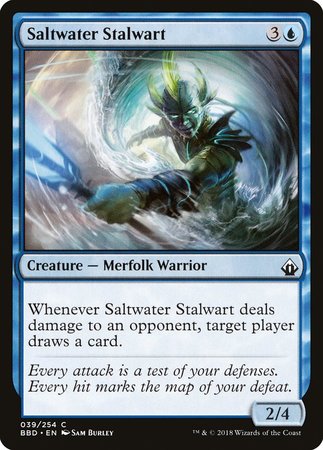 Saltwater Stalwart [Battlebond] | Cards and Coasters CA