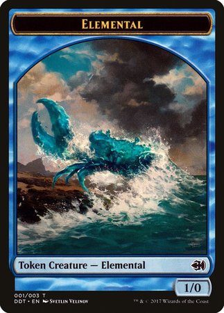 Elemental Token [Duel Decks: Merfolk vs. Goblins Tokens] | Cards and Coasters CA