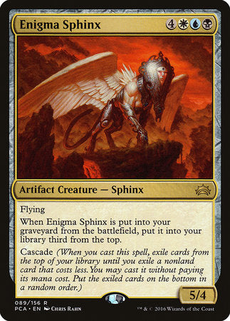 Enigma Sphinx [Planechase Anthology] | Cards and Coasters CA