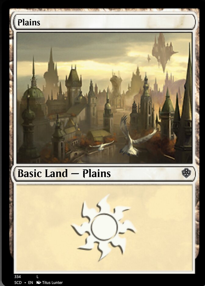 Plains (334) [Starter Commander Decks] | Cards and Coasters CA