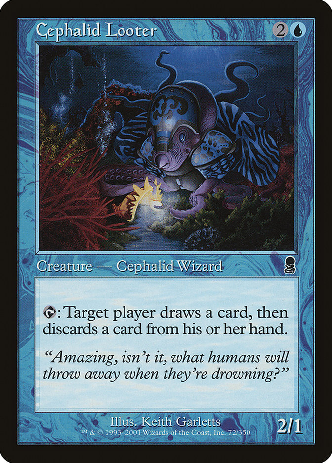 Cephalid Looter (Misprinted) [Odyssey] | Cards and Coasters CA