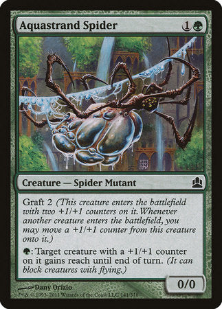 Aquastrand Spider [Commander 2011] | Cards and Coasters CA