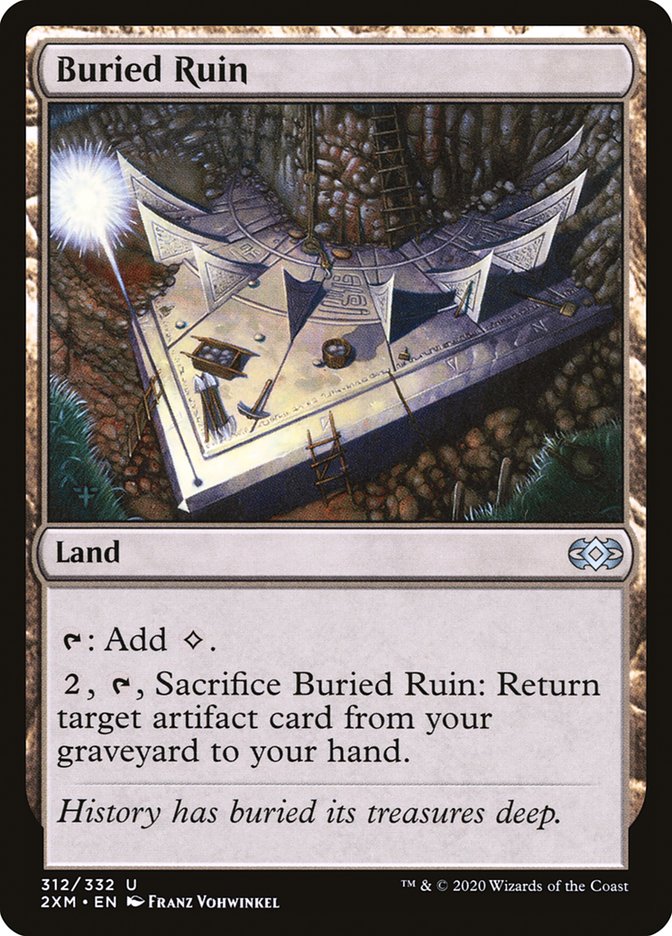 Buried Ruin [Double Masters] | Cards and Coasters CA