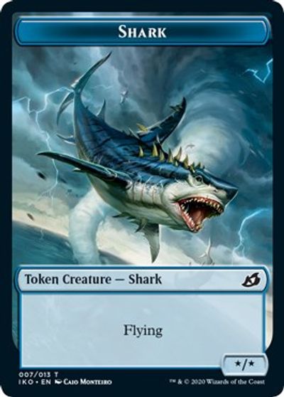 Pegasus // Shark Double-sided Token [Challenger Decks 2021 Tokens] | Cards and Coasters CA