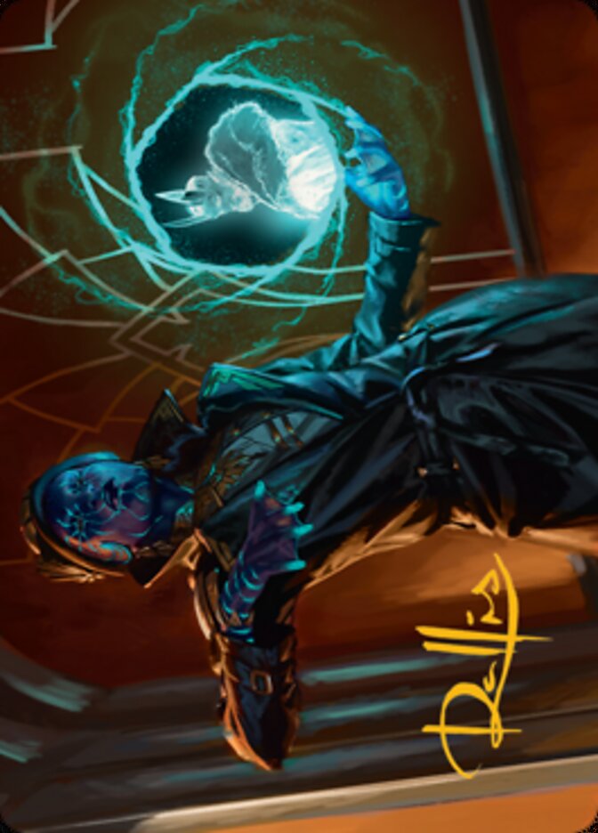 Kamiz, Obscura Oculus Art Card (Gold-Stamped Signature) [Streets of New Capenna Art Series] | Cards and Coasters CA