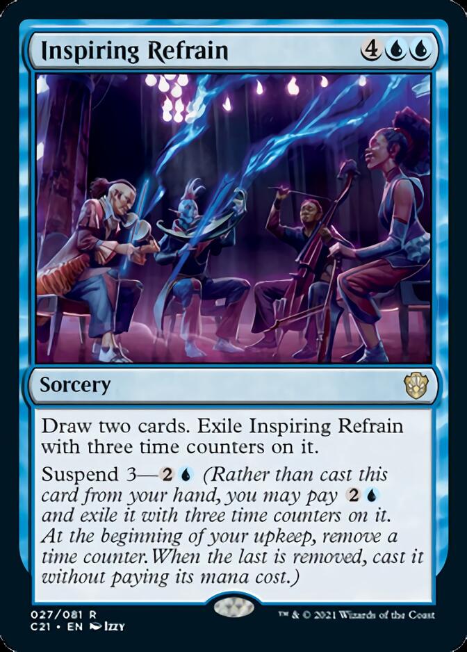 Inspiring Refrain [Commander 2021] | Cards and Coasters CA