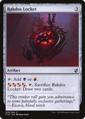 Rakdos Locket [Commander 2019] | Cards and Coasters CA