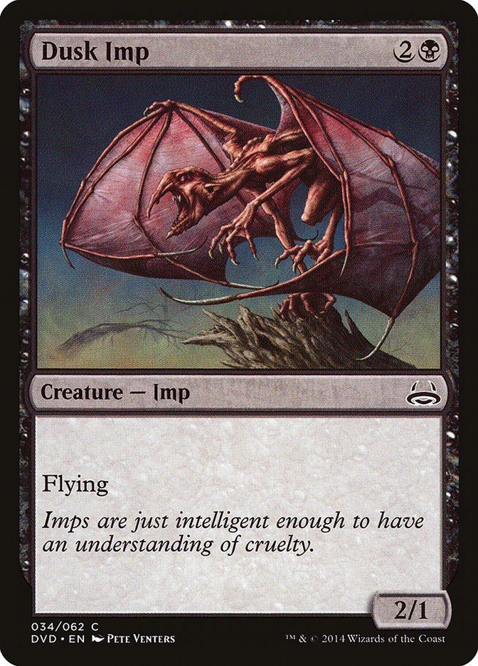Dusk Imp (Divine vs. Demonic) [Duel Decks Anthology] | Cards and Coasters CA