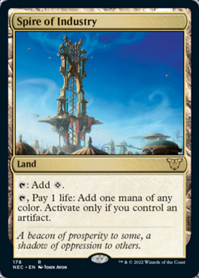 Spire of Industry [Kamigawa: Neon Dynasty Commander] | Cards and Coasters CA