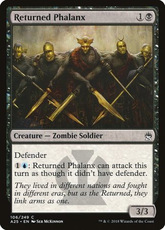Returned Phalanx [Masters 25] | Cards and Coasters CA