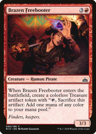 Brazen Freebooter [Rivals of Ixalan] | Cards and Coasters CA